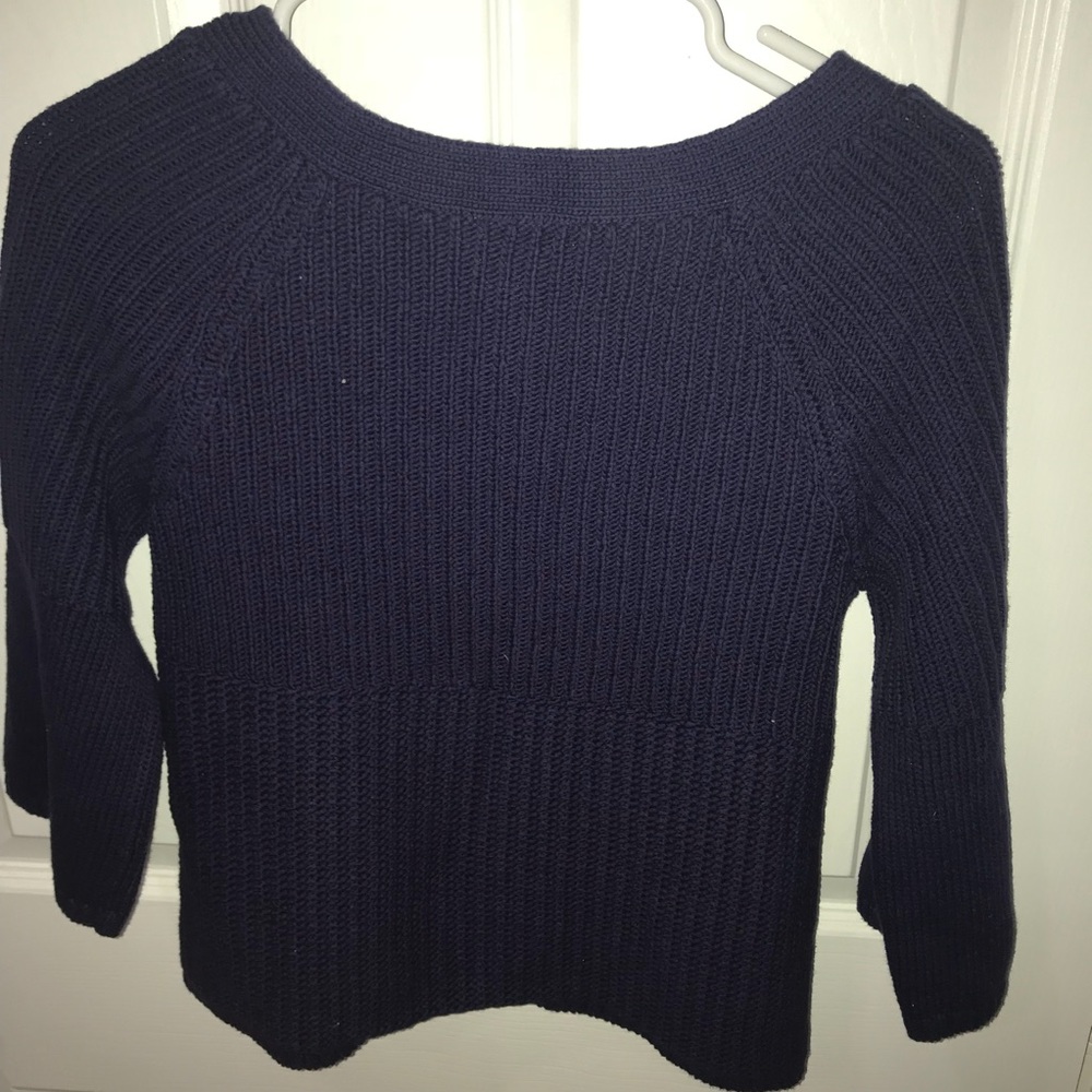 Loft Buttoned Down Ribbed Sweater - image 8